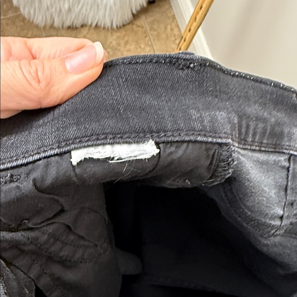 Mother the hustler ankle fray in not guilty black ankle jeans 25/26 - Picture 13 of 15